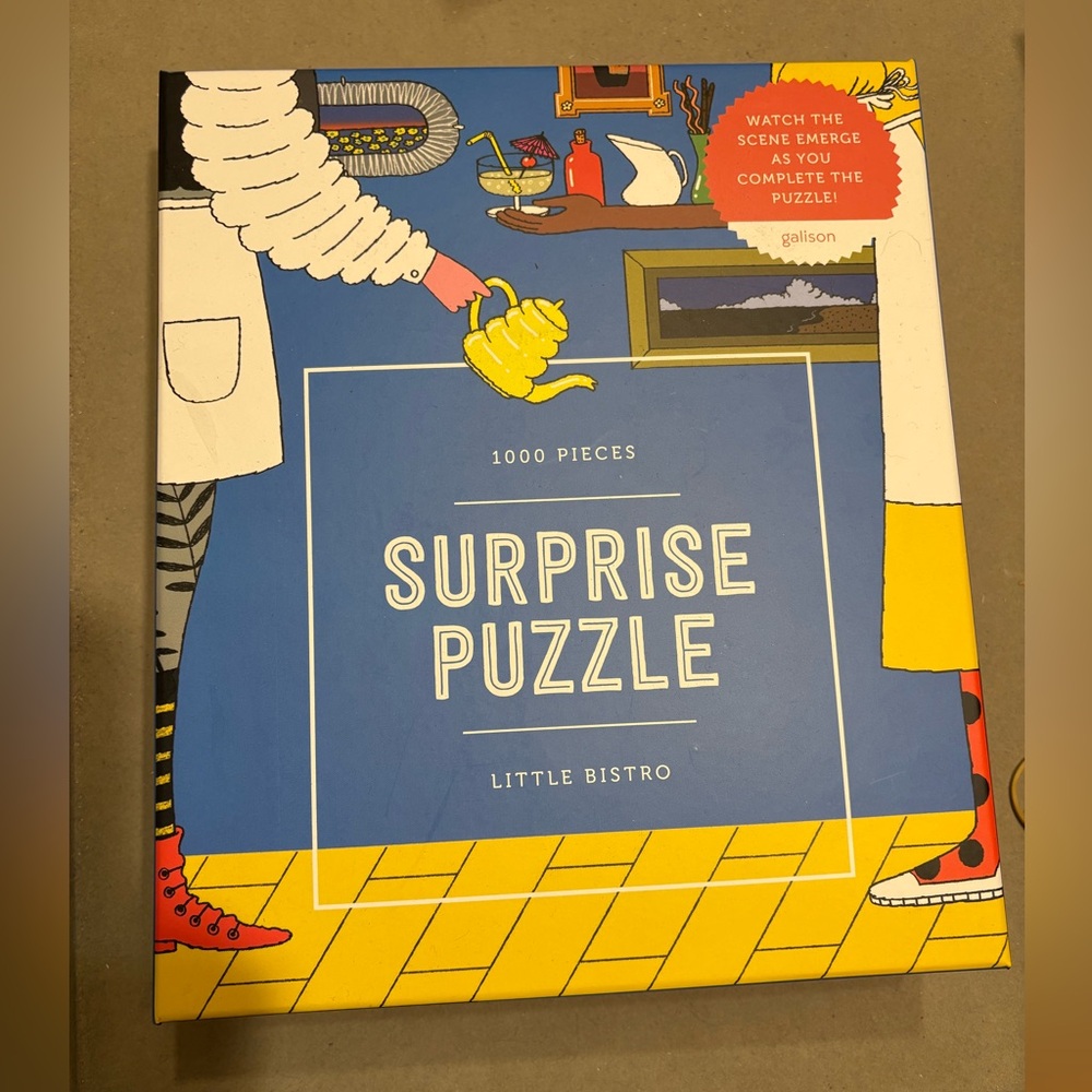 Gallison Surprise Puzzle - Little Bistro 1,000 piece